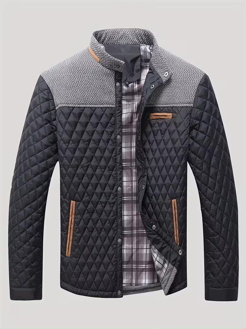 Stetson – Pufferjacke Mit Rauten-Patchwork