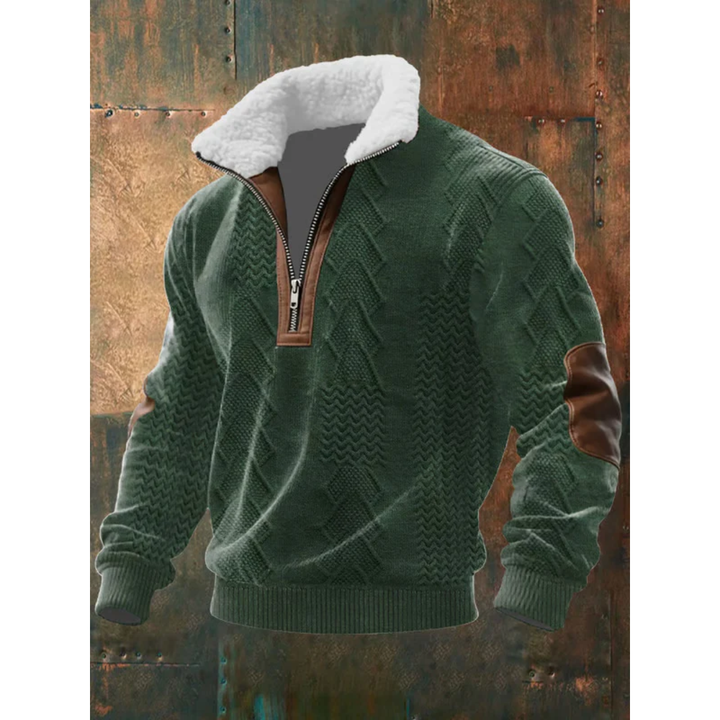 Naushad - Warmer Pullover Mit Hohem Kragen