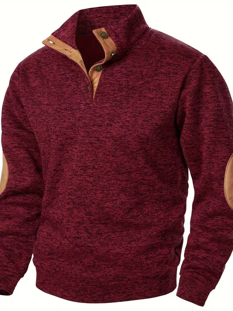 Kashyap – Sweatshirt mit Stehkragen Und Langen Ärmeln