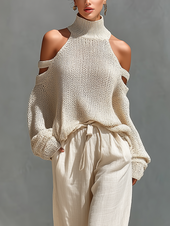 Elyzia – Set Aus Strickoberteil Und Weiter Hose