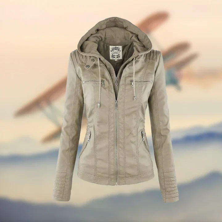 Janina – Elegante Und Einzigartige Leder Jacke