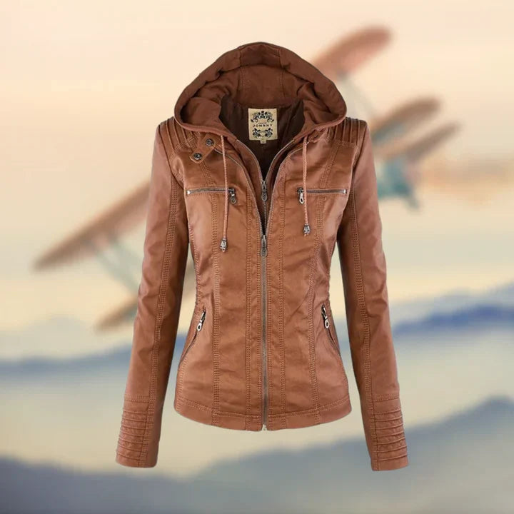 Janina – Elegante Und Einzigartige Leder Jacke