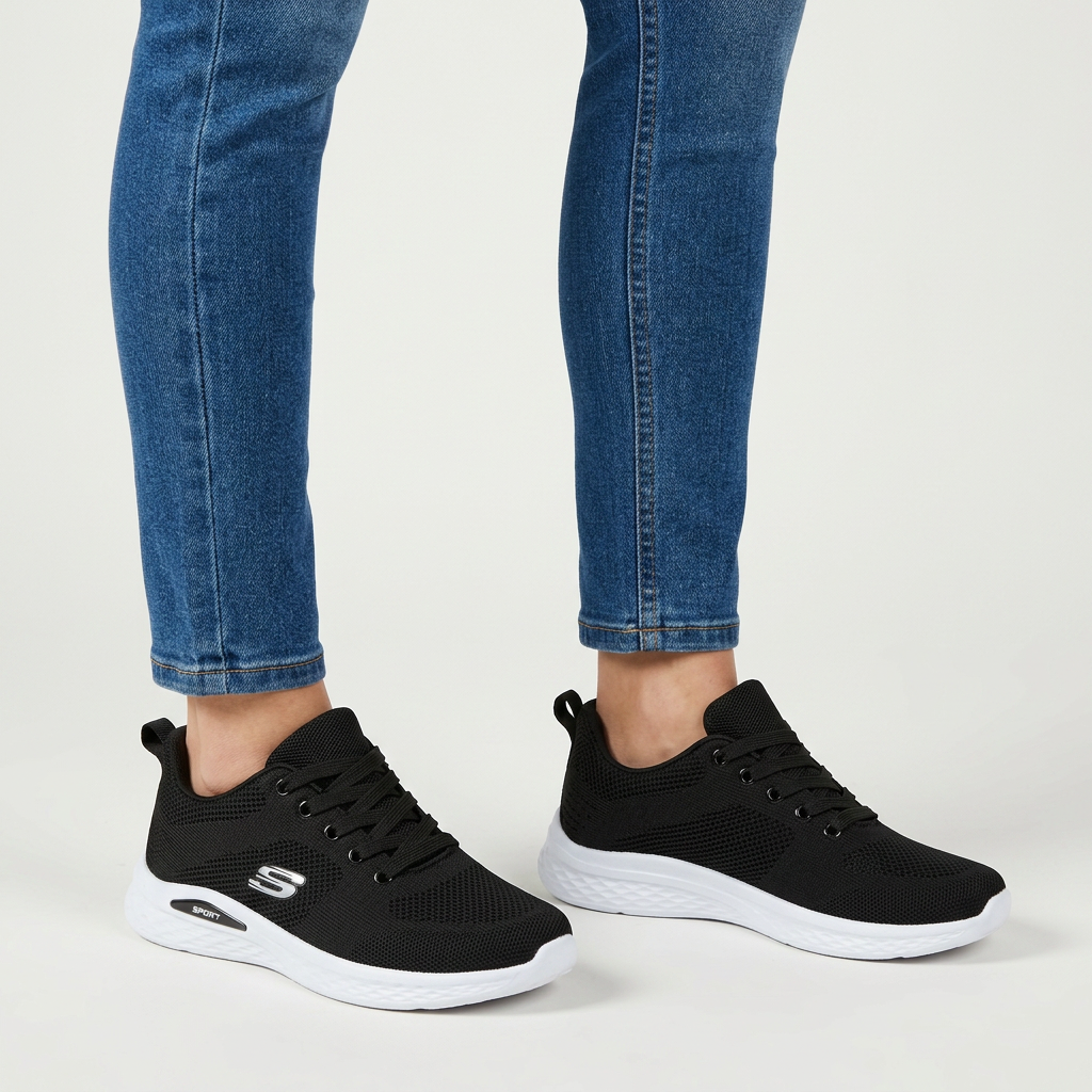 Alixia - Bequeme Sneaker Mit Schnürung