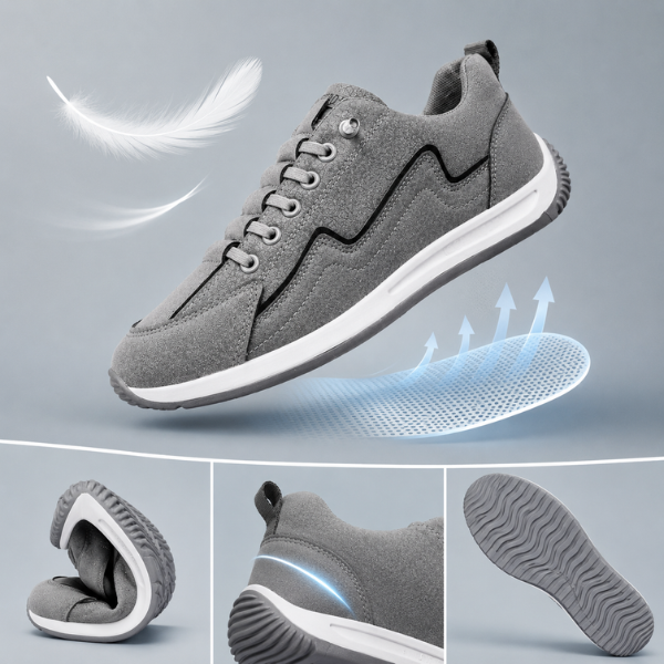 Luukas - Lässige Sneaker Mit Kontrastfarbenen Ziernähten