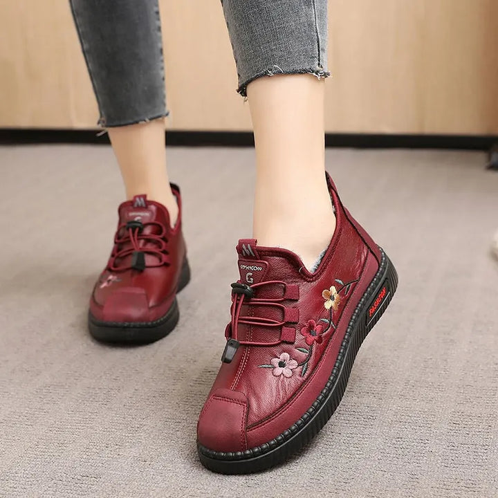 Yolina – Schnürschuhe Aus Leder