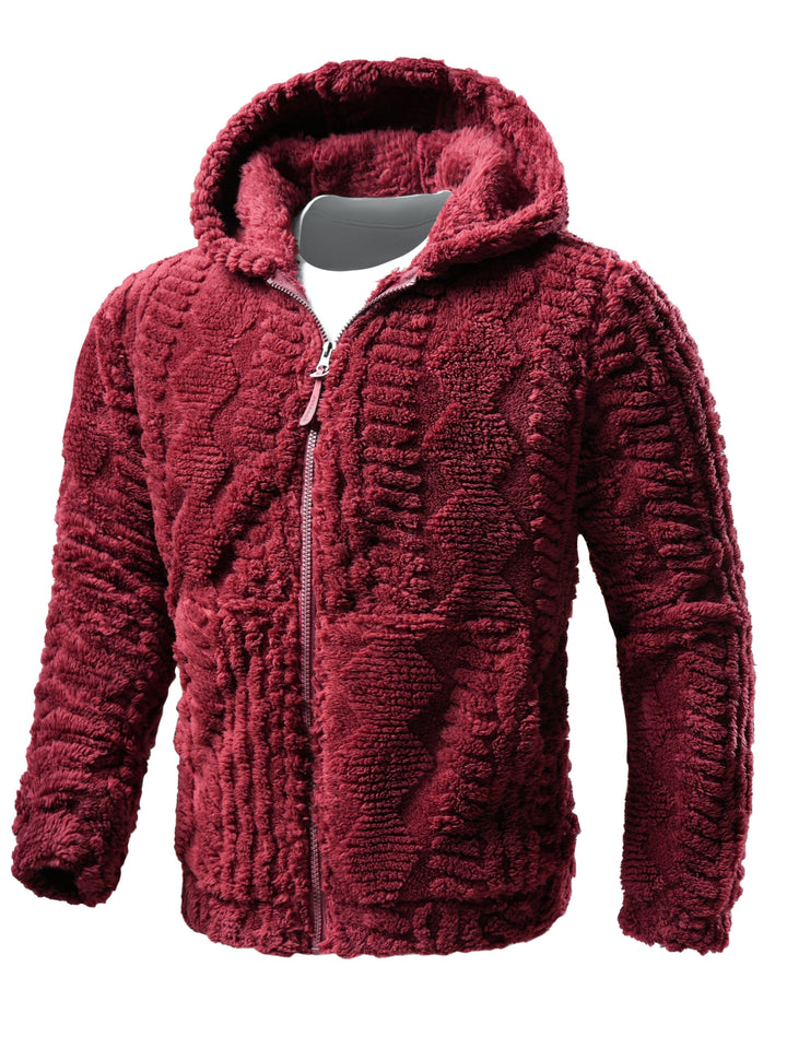 Bingwa - Langärmelige Kapuzen Jacke Mit Reißverschluss