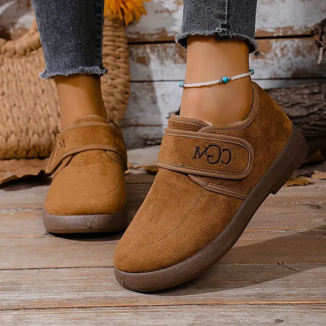 Rokia – Schuhe Aus Kunstfell Mit Verstellbarem Riemen