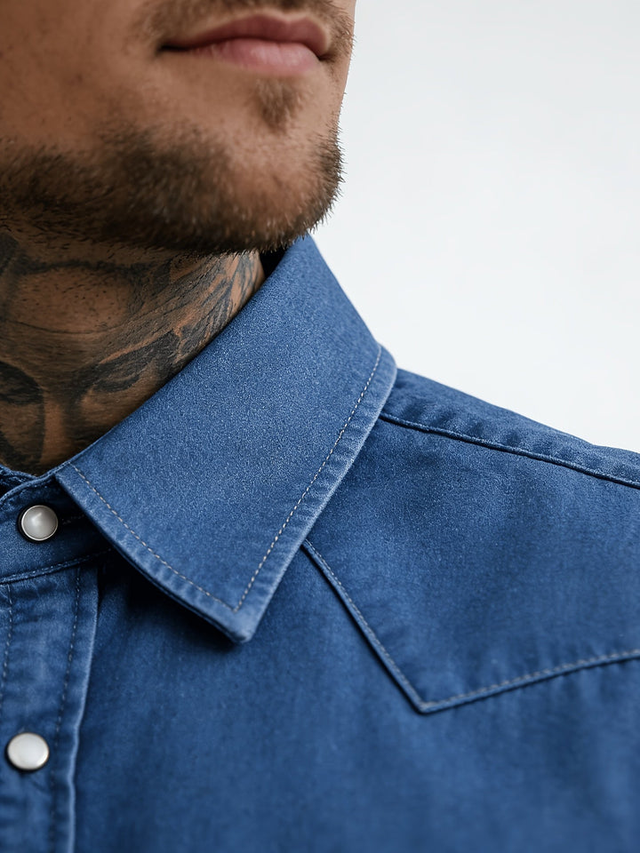 Zeynal - Lässiges Jeans Hemd