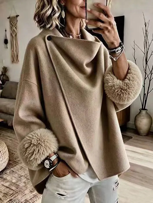 Maddia - Elegante Kunstfelljacke