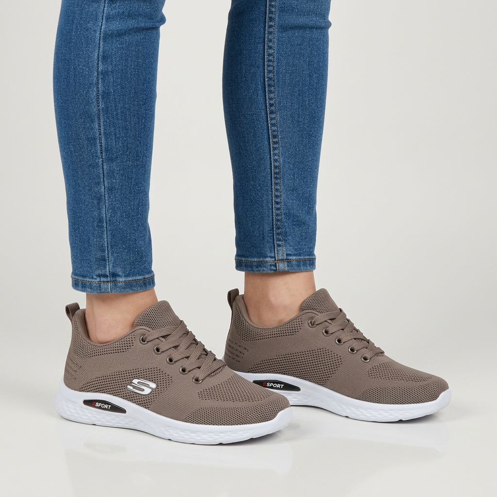 Alixia - Bequeme Sneaker Mit Schnürung