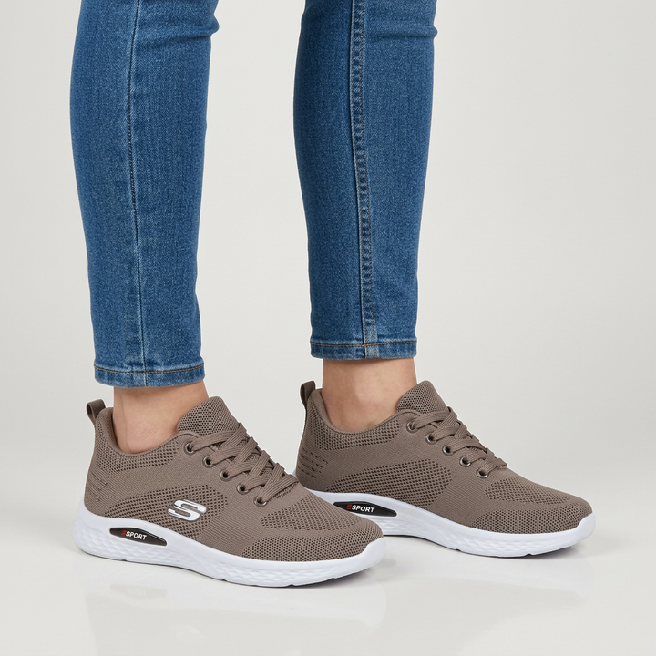 Alixia - Bequeme Sneaker Mit Schnürung