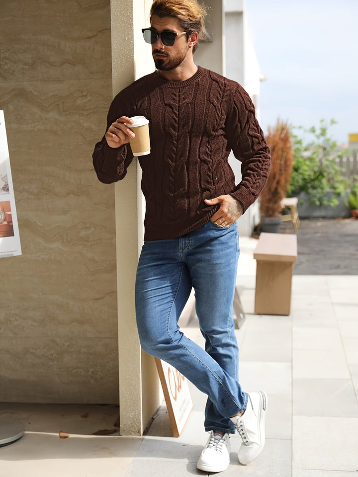 Bavon - Lässiger Gestreifter Pullover