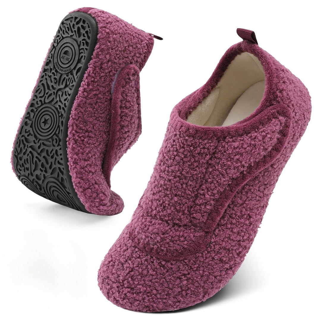 Shehara - Leichter Breiter Slipper Mit Gummisohle