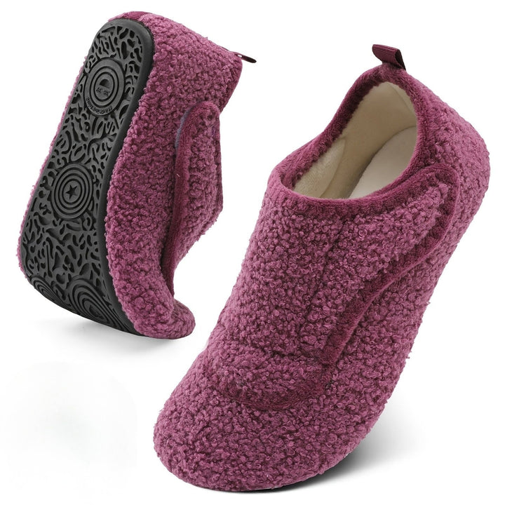 Shehara - Leichter Breiter Slipper Mit Gummisohle