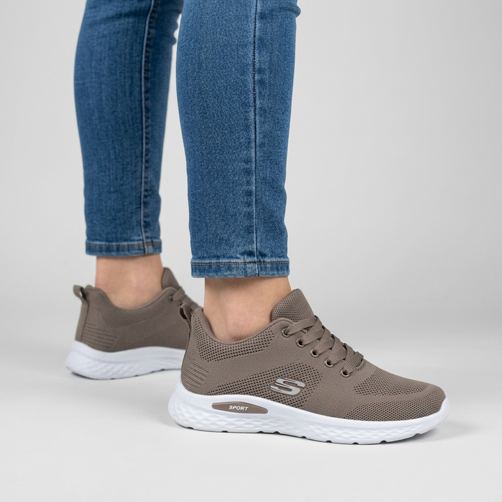 Alixia - Bequeme Sneaker Mit Schnürung