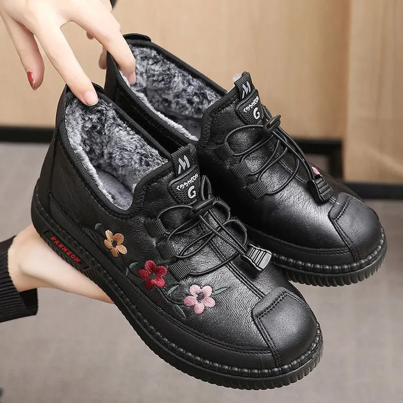 Yolina – Schnürschuhe Aus Leder