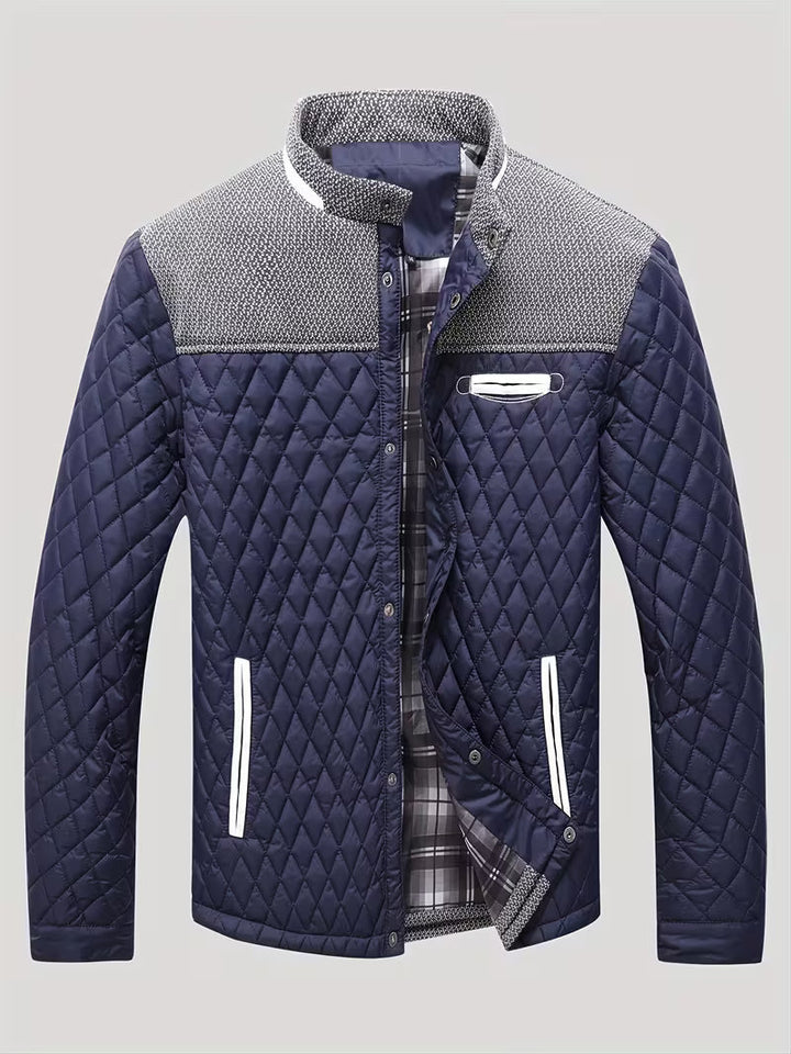 Stetson – Pufferjacke Mit Rauten-Patchwork