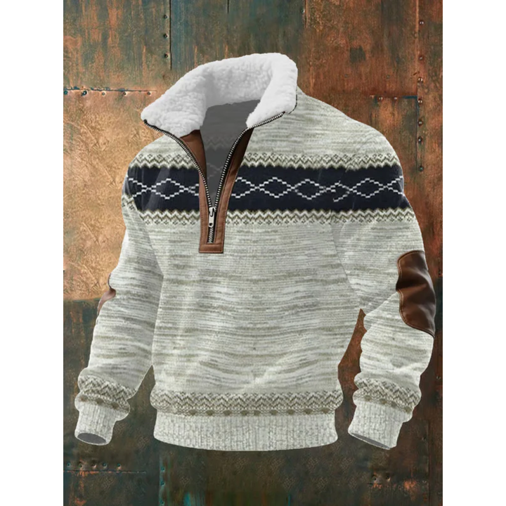 Naushad - Warmer Pullover Mit Hohem Kragen