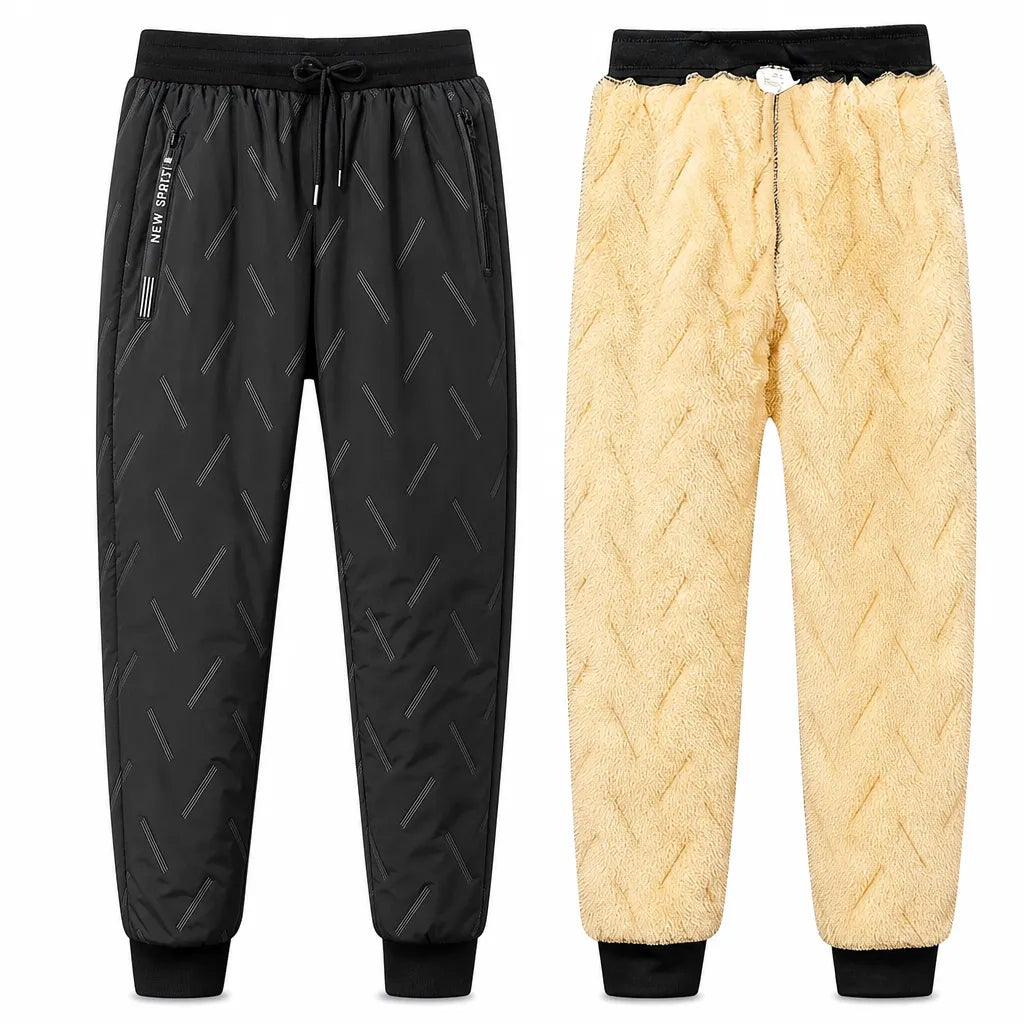 Kervina – Sportliche Hose in Lockerer Passform Mit Sherpa-Futter