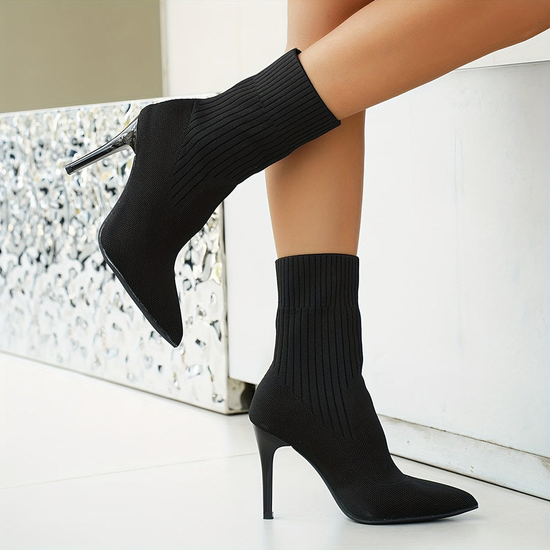 Malayna - Elegante Stiefeletten Mit Hohem Absatz