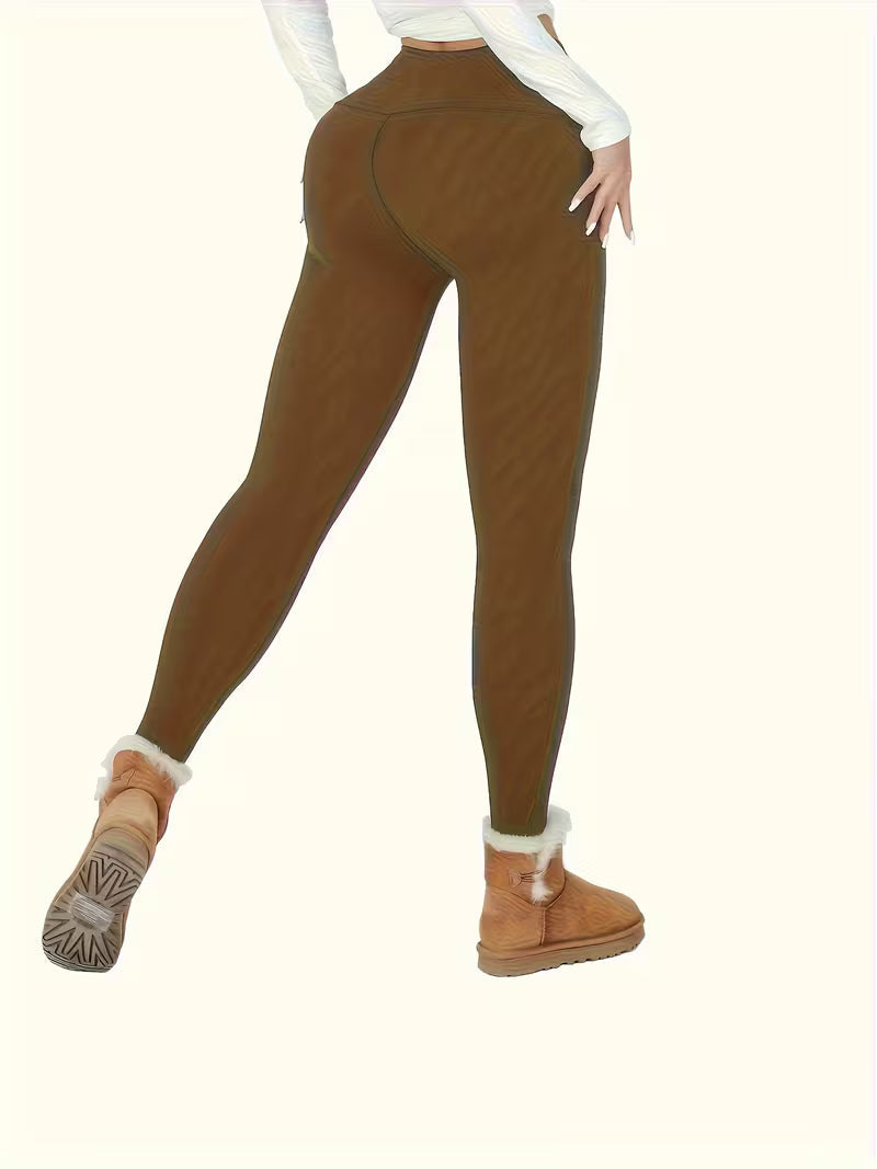 Linzay – Leggings Mit Hohem Bund Und Thermofleece-Futter