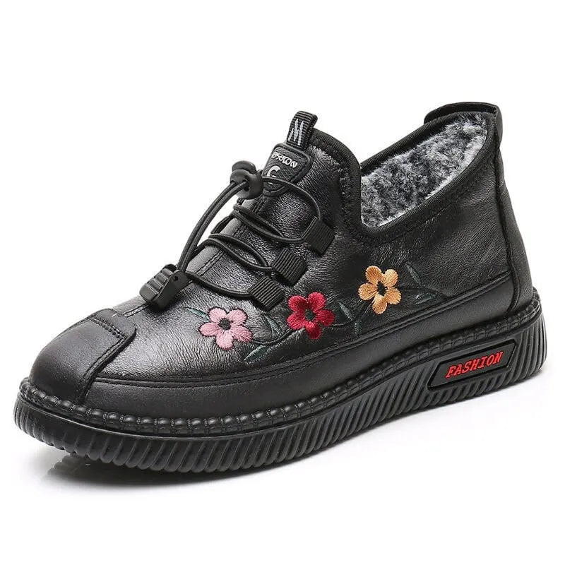 Yolina – Schnürschuhe Aus Leder