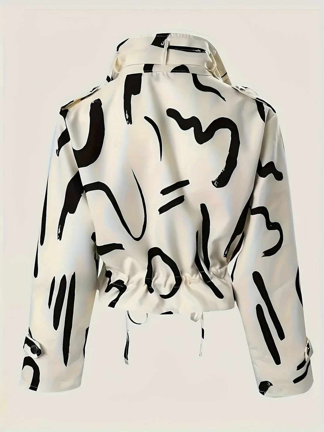 Fredely - Jacke Mit Kordelzug in Der Taille Und Mehreren Taschen