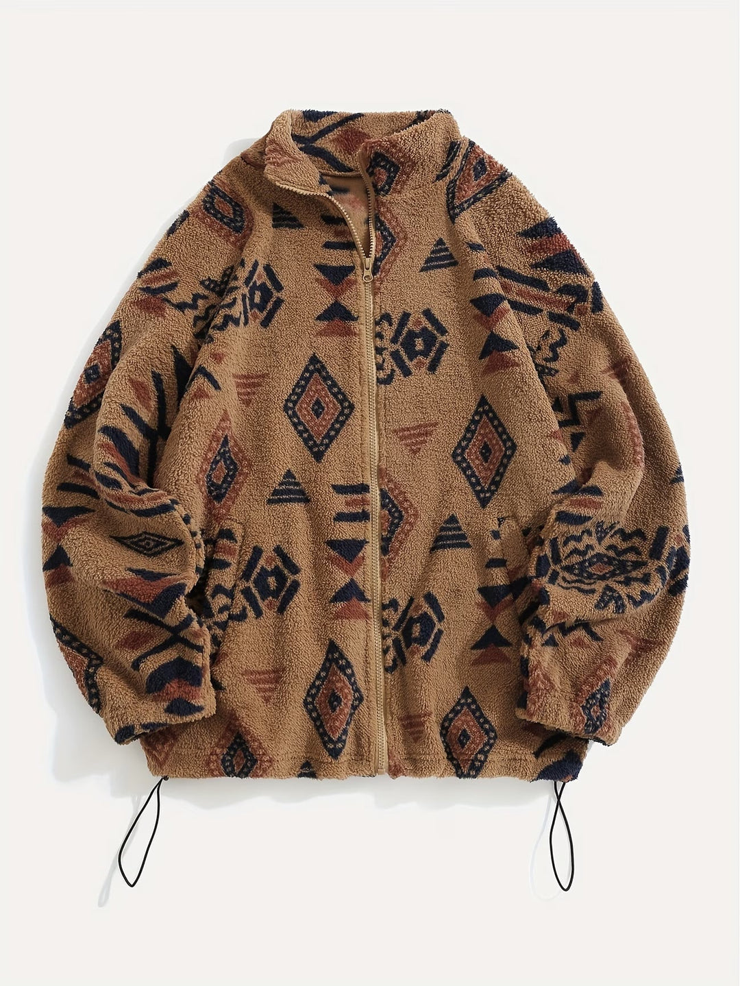 Esra – Langärmelige Jacke Mit Geometrischem Muster