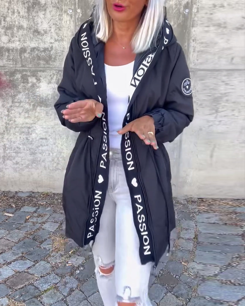 Neubauer – Trenchcoat mit Langer Kapuze Und Kapuze