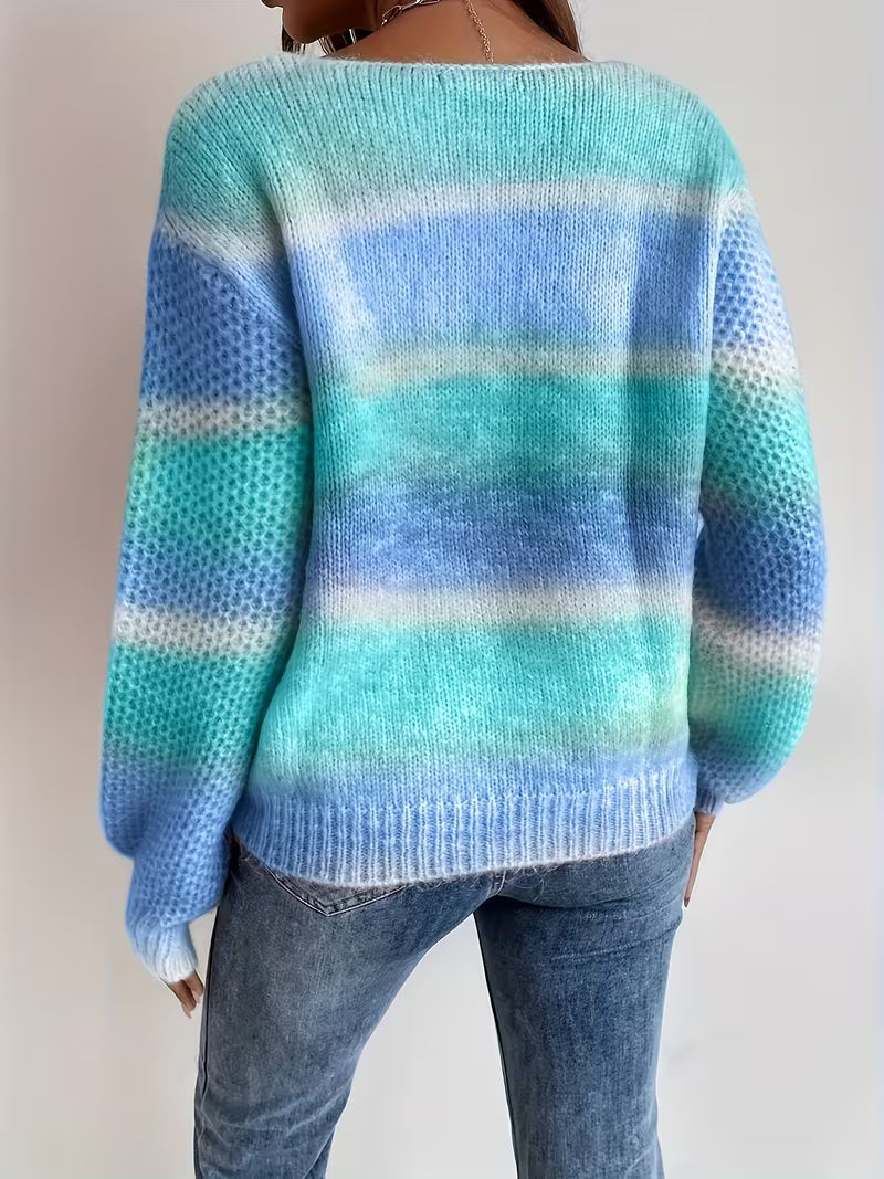 Errin – Strick Pullover Mit Farbverlauf