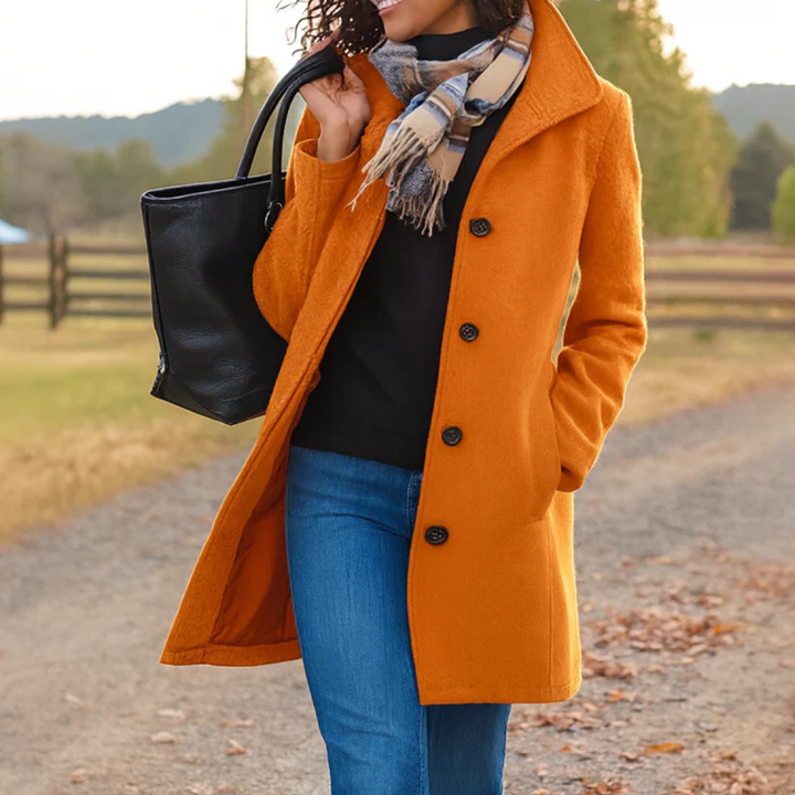 Danla – Langarmmantel Mit Taschen