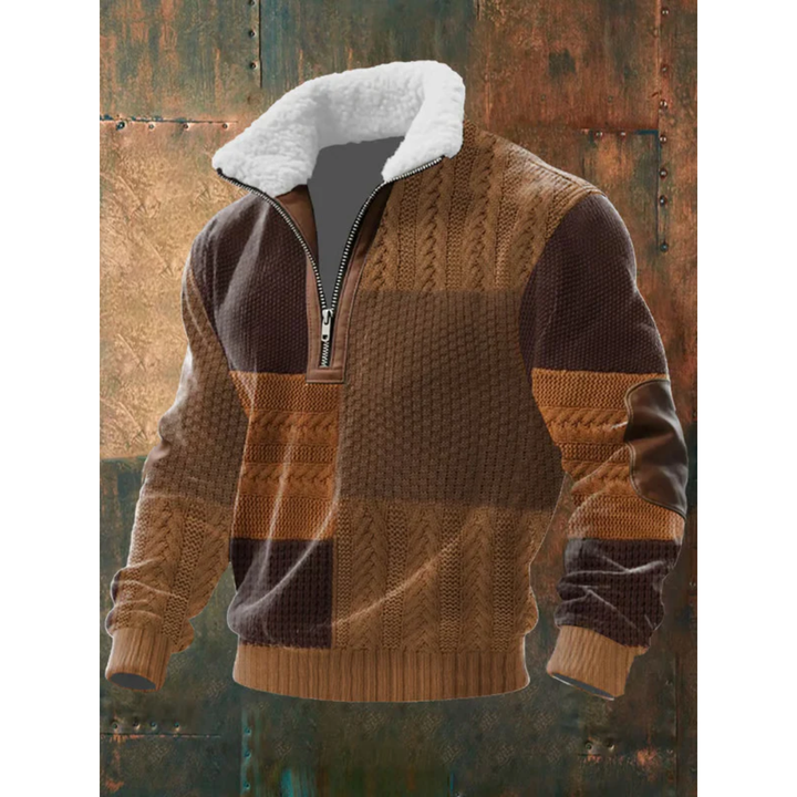 Naushad - Warmer Pullover Mit Hohem Kragen