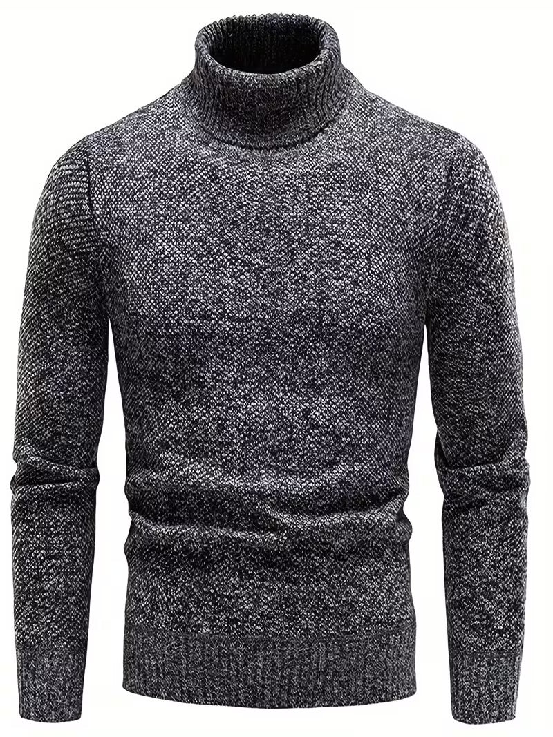Wessam – Eleganter Strick Pullover Mit Rollkragen