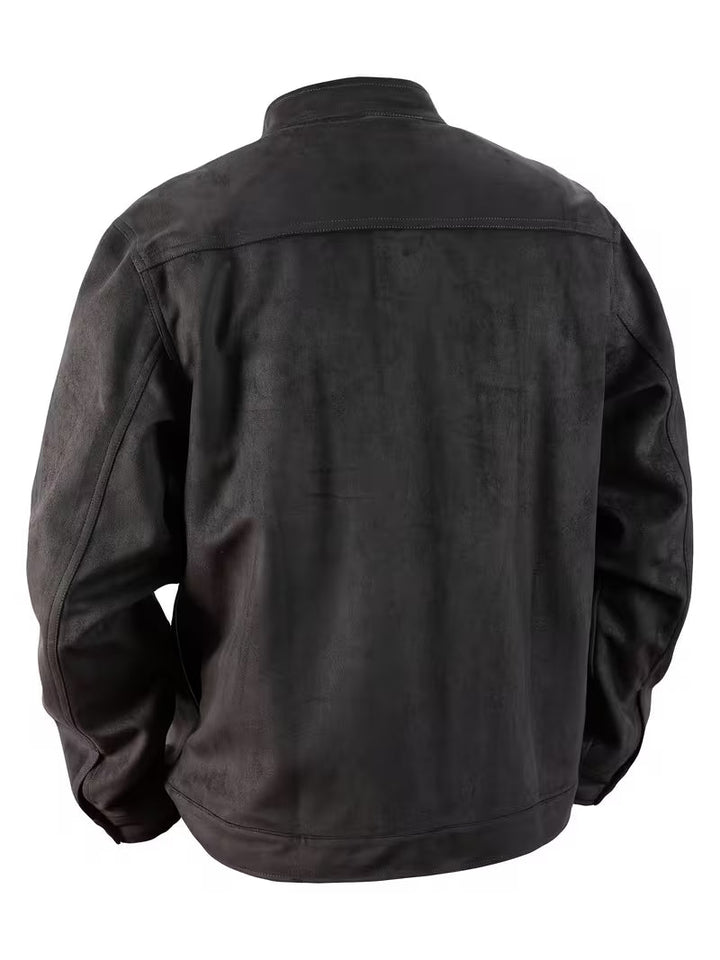 Jelil – Wildleder Jacke Mit Zwei Vordertaschen