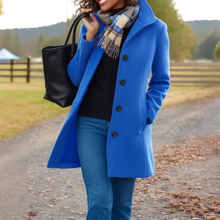 Danla – Langarmmantel Mit Taschen