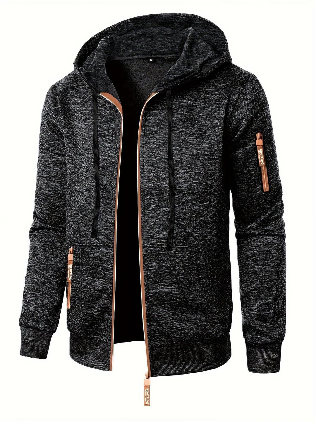 Ewen – Langarm Hoodie Mit Reißverschluss