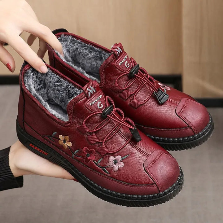 Yolina – Schnürschuhe Aus Leder