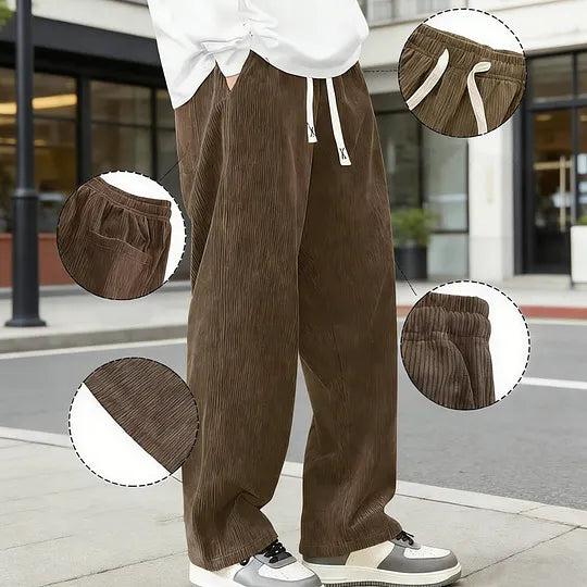 Warren – Hose Mit Weitem Bein, Kordelzug Und Taschen