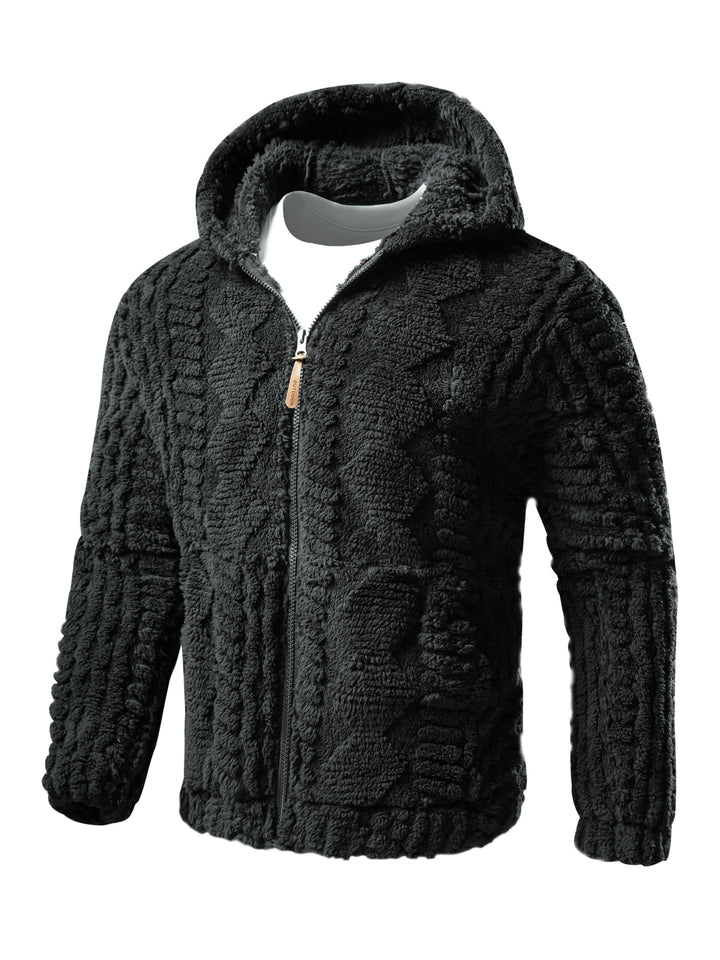 Bingwa - Langärmelige Kapuzen Jacke Mit Reißverschluss