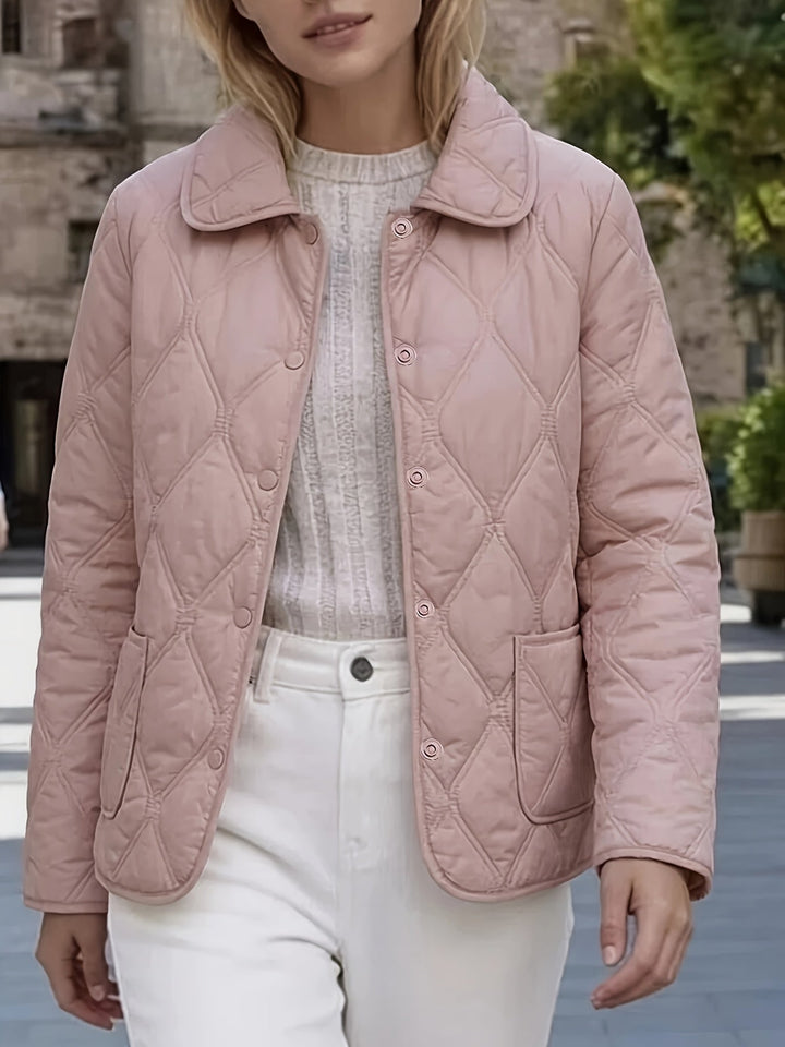 Laurelle - Elegante Und Schicke Locker Sitzende Wattierte Jacke