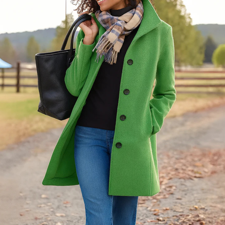 Danla – Langarmmantel Mit Taschen