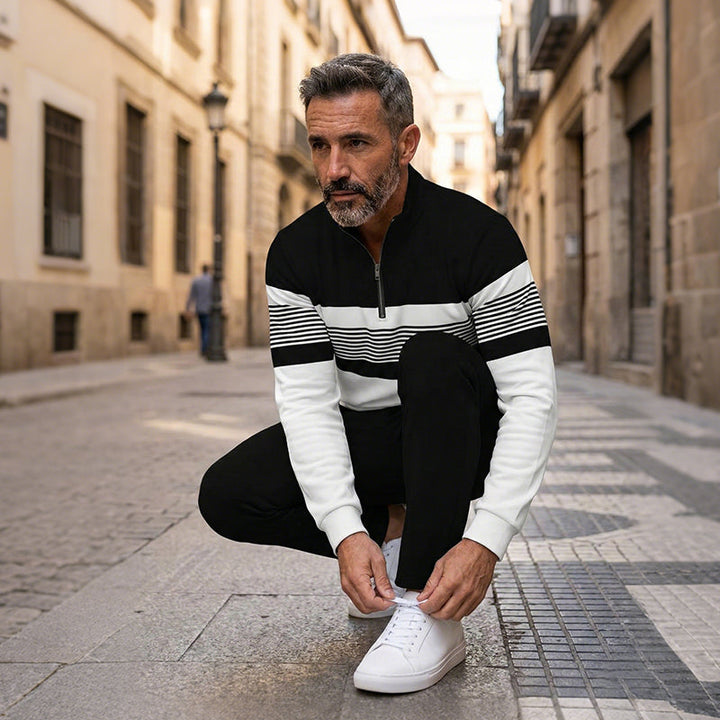 Mclerran – Set Aus Pullover Und Hose Mit Grafischem Print