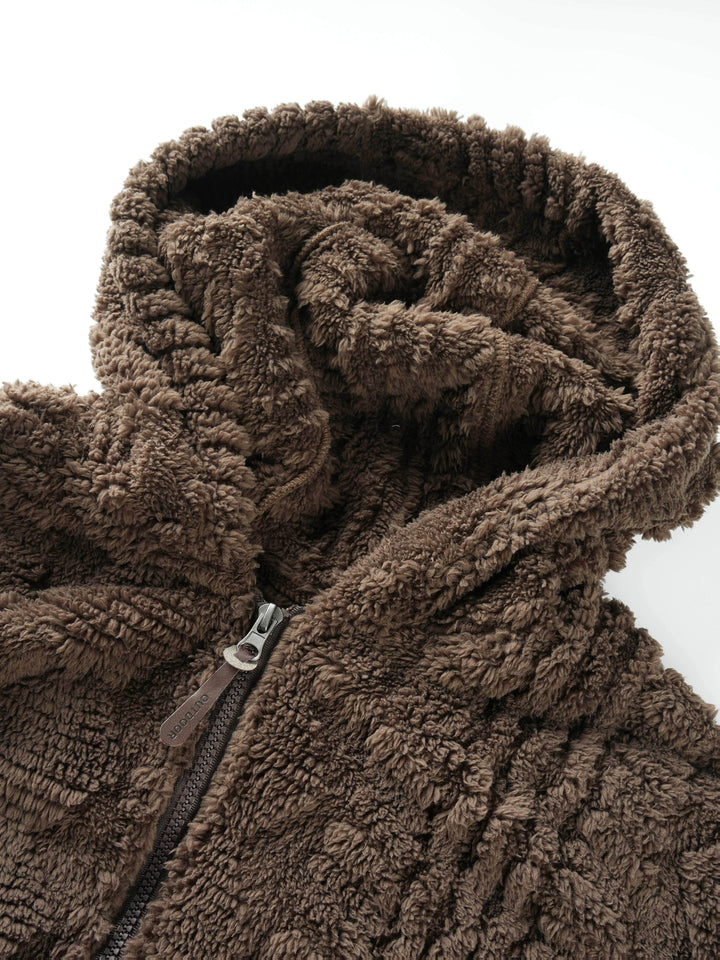 Bingwa - Langärmelige Kapuzen Jacke Mit Reißverschluss