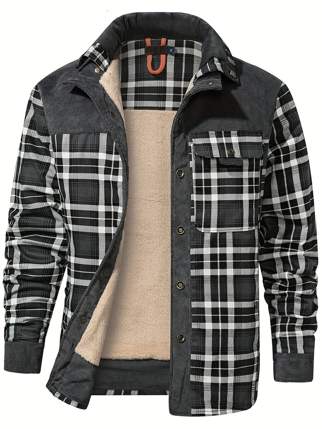 Dalmas - Lässige Winter Jacke im Karo Schau