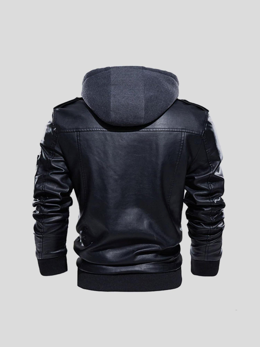 Edem – Lederjacke Mit Reißverschlusstaschen