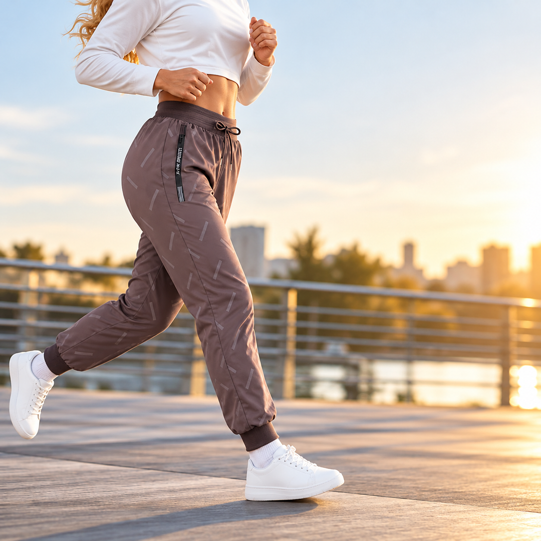 Kervina – Sportliche Hose in Lockerer Passform Mit Sherpa-Futter
