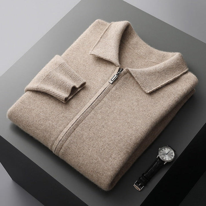 Keelon – Eleganter Woll Pullover Mit Reißverschluss