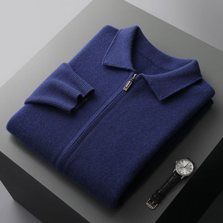 Keelon – Eleganter Woll Pullover Mit Reißverschluss