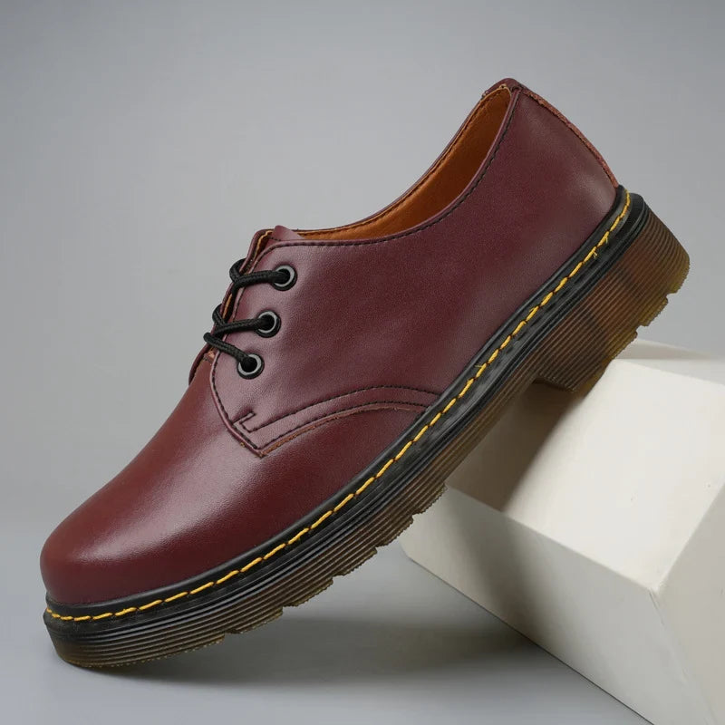 Nyklas – Derby Schuhe Zum Schnüren mit Kontrastfarbenen Sohlennähten