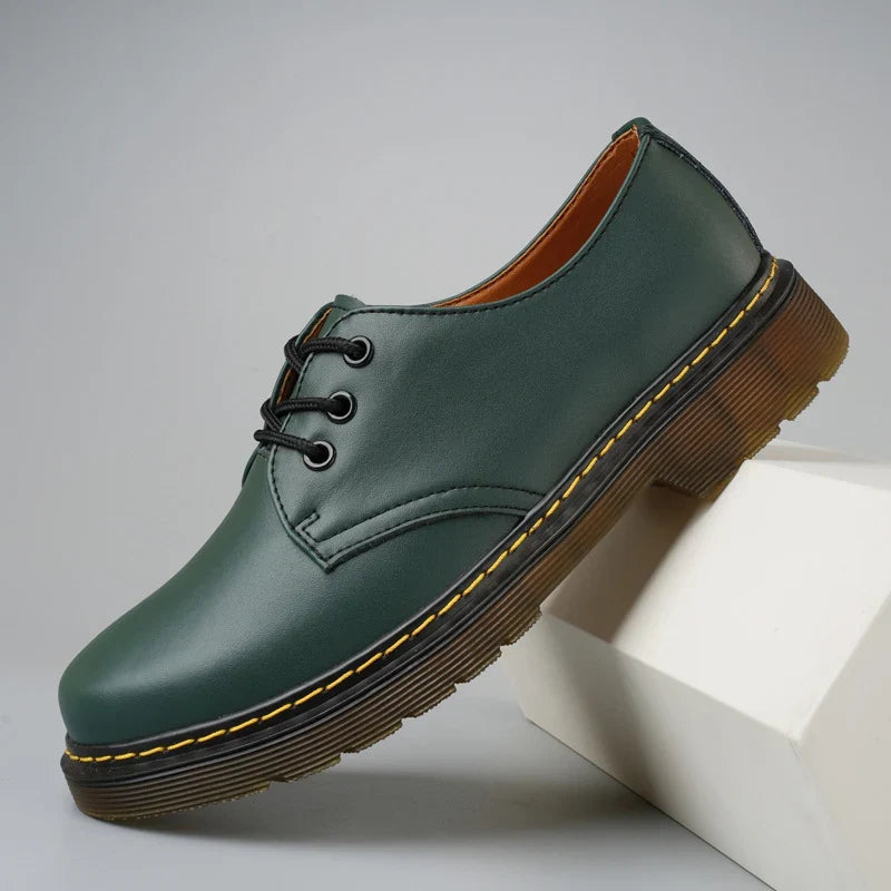 Nyklas – Derby Schuhe Zum Schnüren mit Kontrastfarbenen Sohlennähten